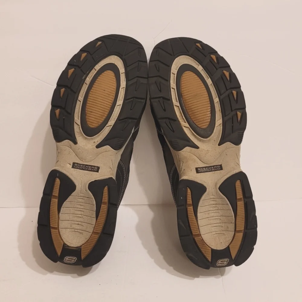 Skechers Men's 50675 Brick/Brown Leather Outdoors Sz 13 - Picture 7 of 8